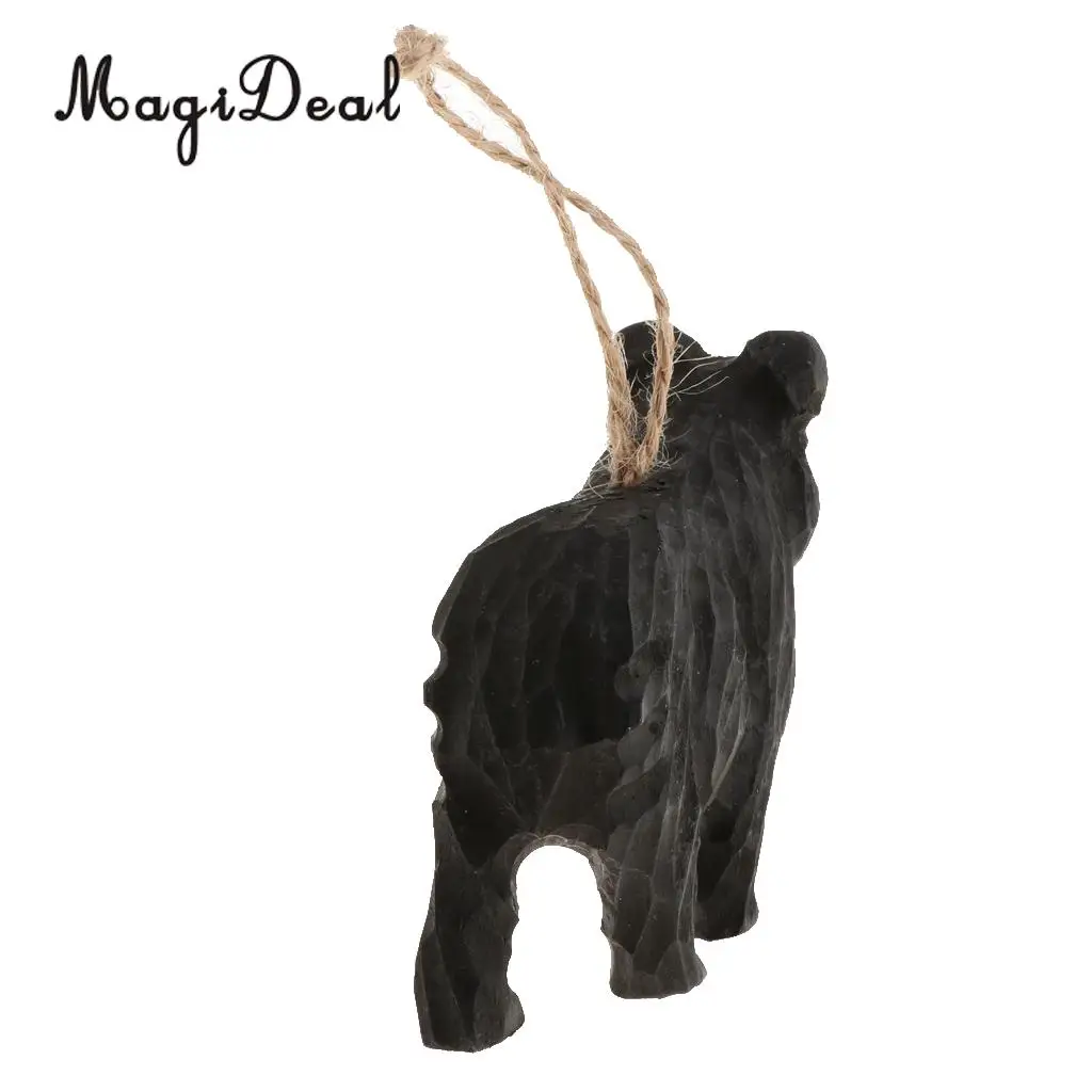 100% Hand Carved Vivid Wooden Animal Wood Hanging Decoration Wind Chimes Garden Wall Hanging Crafts Gifts Retro Outdoor Decor