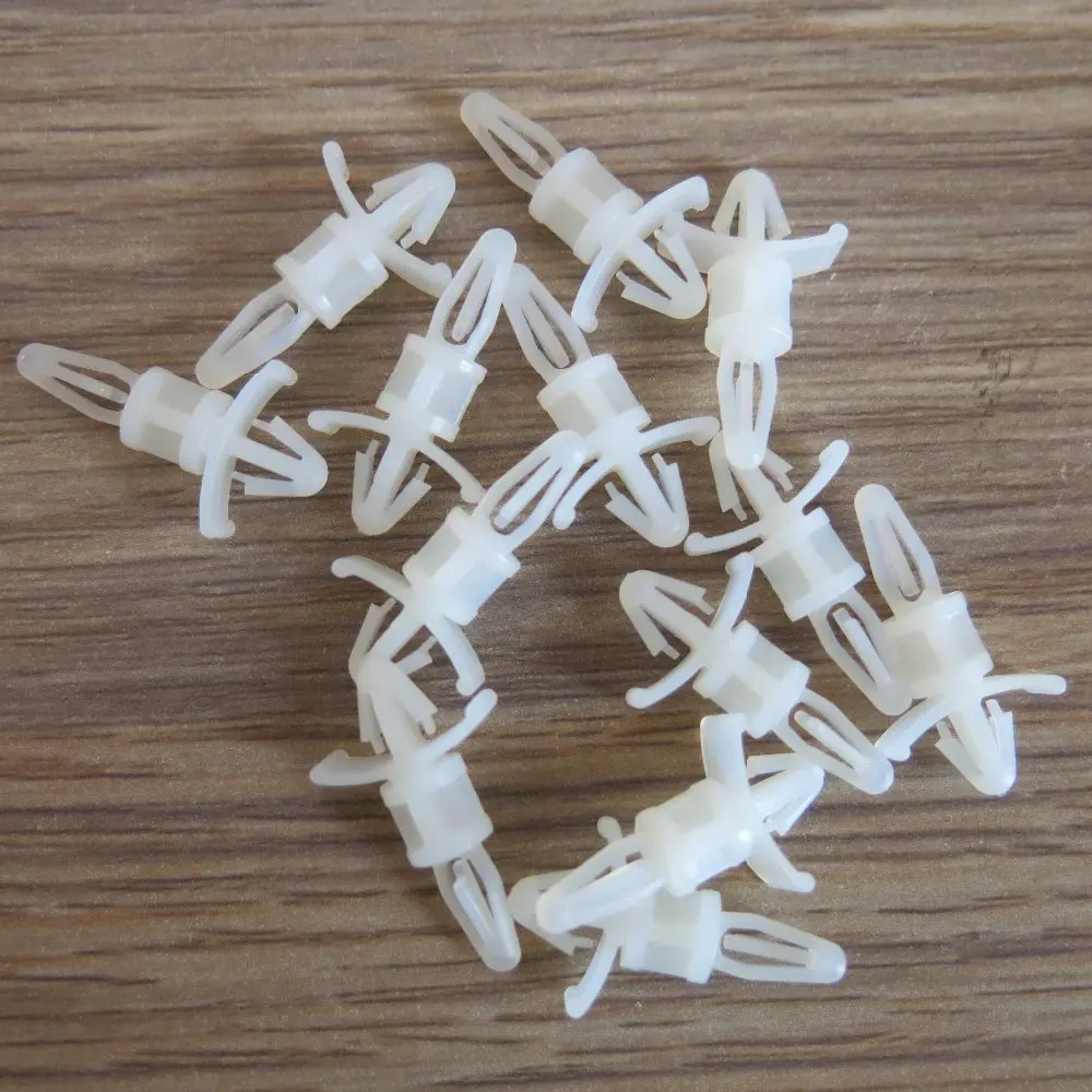 

100Pcs MCS19 Nylon PCB circuit board Spacers Standoff halter fixed clips 4/4.8mm Hole thinkness 2.0/1.6 Locking Snap-In Posts