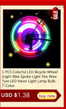 1 шт. Цвет Фул светодиодный фонарик для велосипеда l светильник велосипедных спиц светильник шина шины провода светодиодный неоновый светильник лампа-7-Цвет
