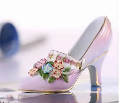 Элегантная обувь на высоком каблуке из керамической керамики, отличный подарок - Цвет: B