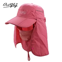 Outdoor Jungle Summer Sun Flap Hats For Men Women Face Shield Neck Cover Protect Hats Anti Mosquito Hat Wide Brim Fisherman Cap