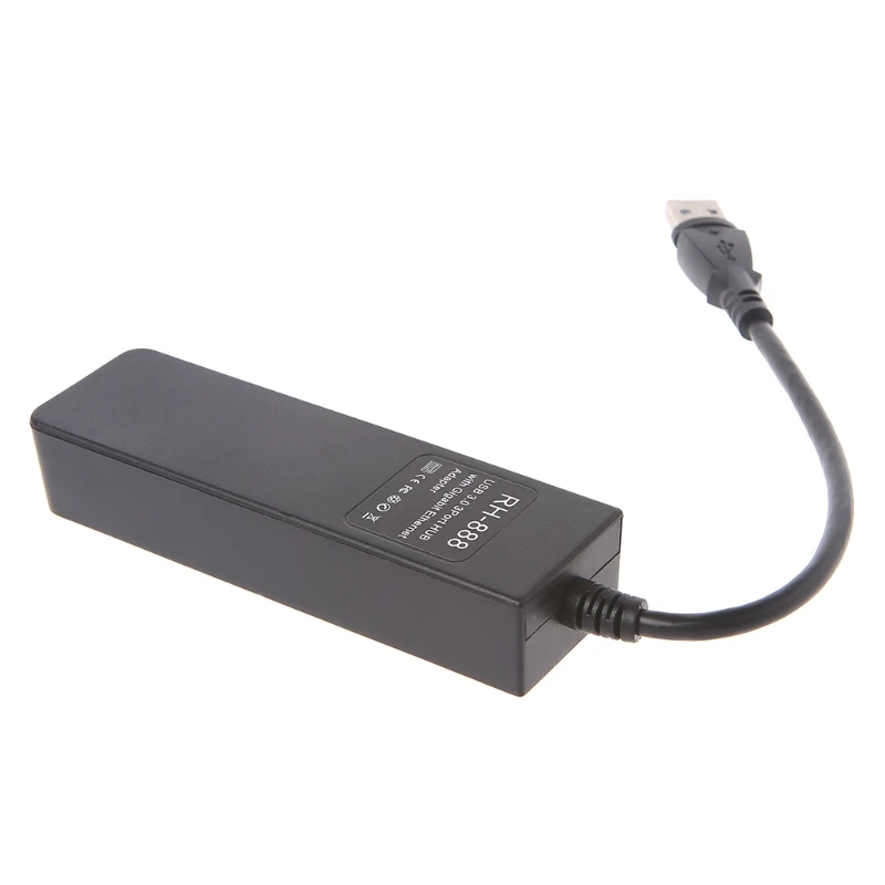 USB 3,0 концентратор адаптер 3 порта Ethernet проводной сети до 1000 Мбит/с гигабитный конвертер