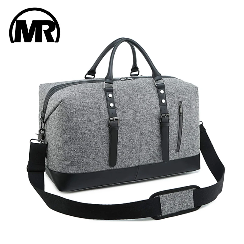 

MARKROYAL 2019 New Arrival Business Travel Duffle Bag for Men Women Carry On Luggage Tote Bags Weekender Overnight Black&Gray