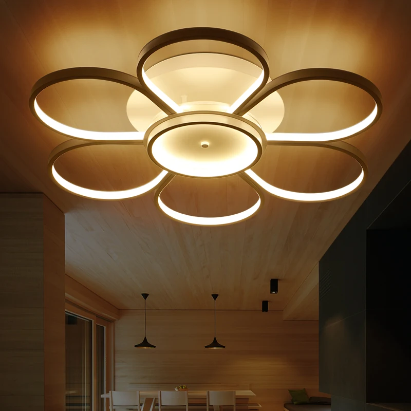 DAR 4/6/7 Cabezales Led Anillo de Acrílico Luz de Techo de la CA 110 V 220 V Montaje En Superficie Decorativa accesorios de Iluminación plafondlamp iluminacion
