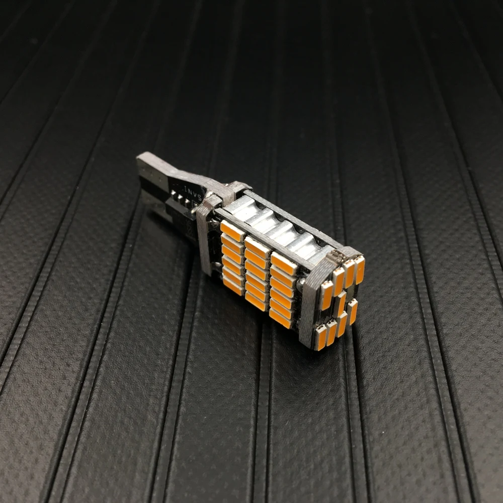Светодиодные лампы задсветильник хода T15 W16W 920 921 912 Canbus 4014 45SMD 1 шт.|Сигнальная