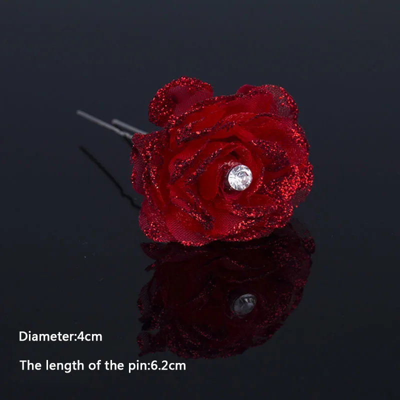 2018 New Hot Sale 1PC Unique Graceful The Bride Hollow Butterfly Flower Hairpin Clips women Wedding party Jewelry hairgrips