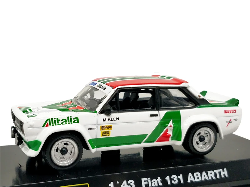 

Bburago 1:43 Fiat 131 Abarth ALITALIA M.Alen Rally Racing Diecast Model Car
