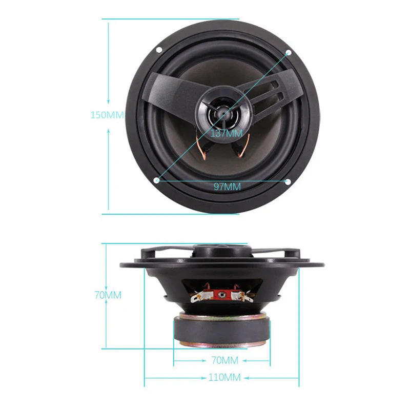 6 inch Car Coaxial Speaker6