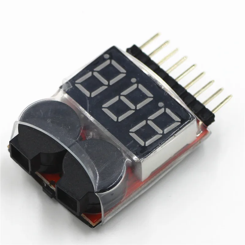 Для 1 8S Lipo/li ion/Fe батареи напряжения 2в1 тестер низкого звуковая сигнализация|battery