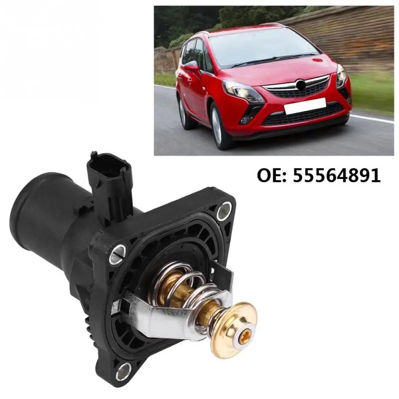 55564891 термостат охлаждающей жидкости двигателя с корпусом для Chevrolet Opel Vauxhall Aveo Astra