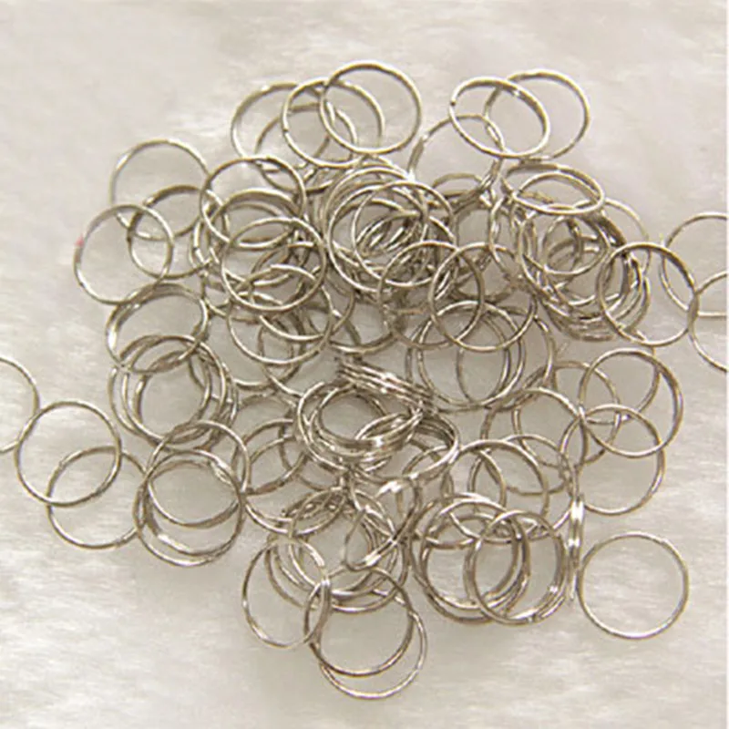 

Free shipping !Wholesale--Chrome Plated Chandelier Beads Or Faceted Ball Connector, 11mm stainless steel ring+1000psc/lot