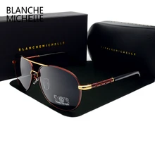 Blanche new heiße hohe qualität marke designer polarisierte sonnenbrille fahren sport männlichen mode oculos männer sonnenbrille mit box