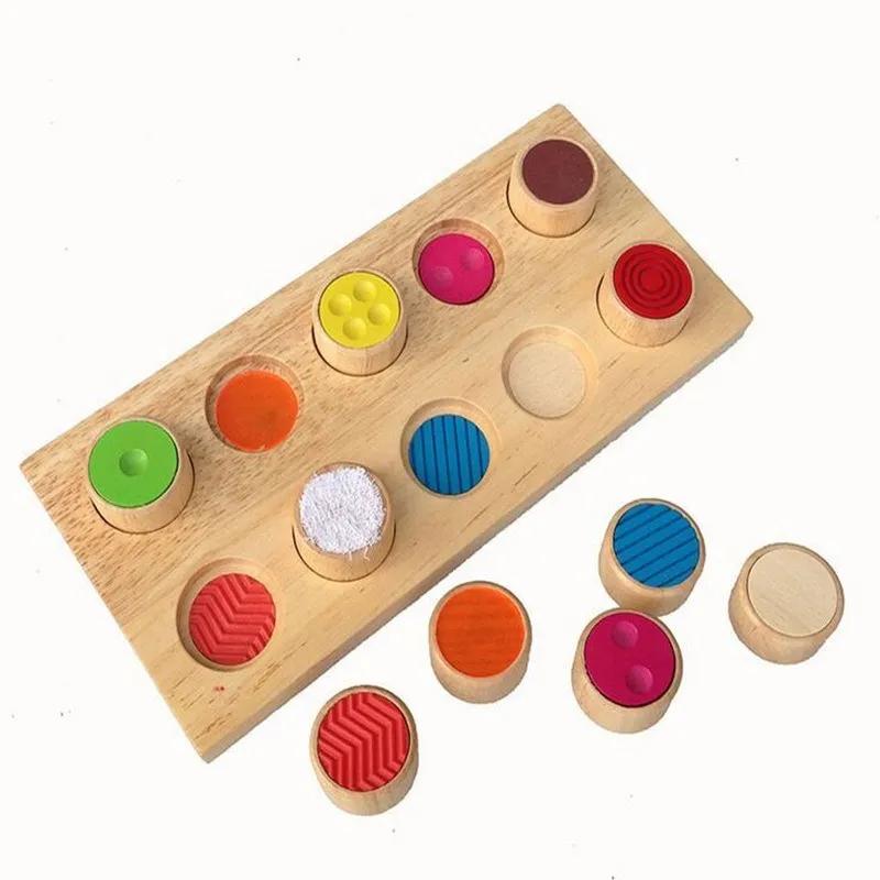 Montessori Infant Sensorial Material Montessori Touching Board Preschool Educational Learning Toys For Children MJ0364H Montessori Infant Sensorial Material Montessori Touching Board Preschool Educational Learning Toys For Children MJ0364H