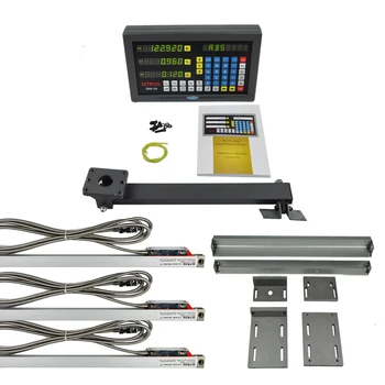 

3 Axis Dro Digital Readout and 3pcs linear scale (DC10 linear scale 0-1000mm ) with Slim Linear scale (0-600mm )