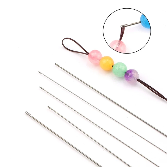 27cm Super Long Stainless Steel Opened Beading Needles Crochet Easy Jewelry  Making Tools Beading Pins For Beads And Pearls 1pcs - Jewelry Findings &  Components - AliExpress