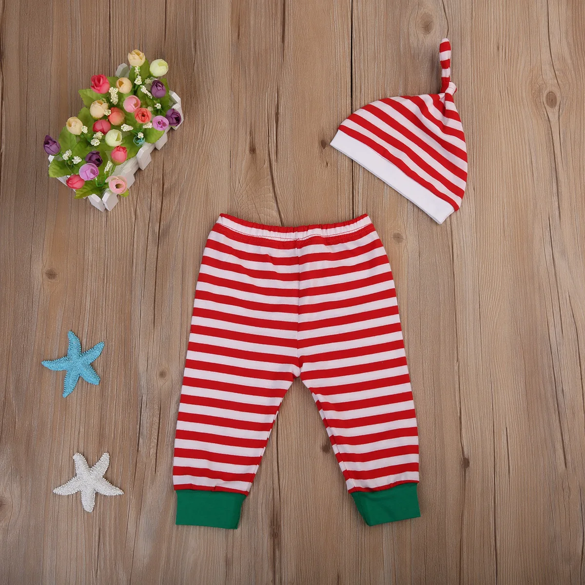 Pudcoco/комплект одежды из 3 предметов, Рождественский комбинезон для новорожденных мальчиков и девочек, штаны, шляпа, комплект одежды