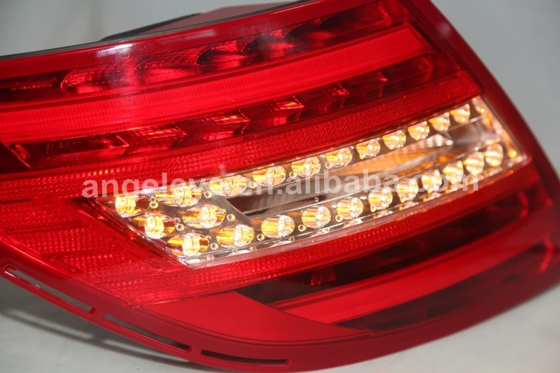 Светодиодный задний фонарь для Mercedes-Benz c-класса W204 C180 C200 c260 C300 C63 2012-2013 год красный белый цвет CN