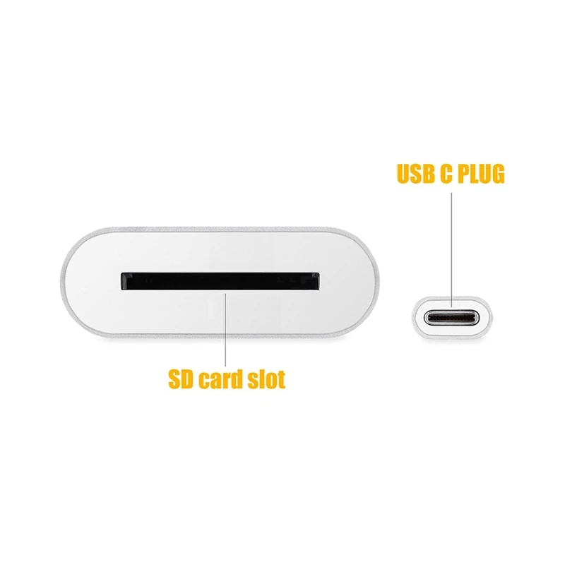 USB-C SD кард-ридер USB-C Тип C адаптер для iPad Pro huawei P20 lite Pro Nova 3 4 Galaxy S9 S8 S10Plus SD карты USB C читателя