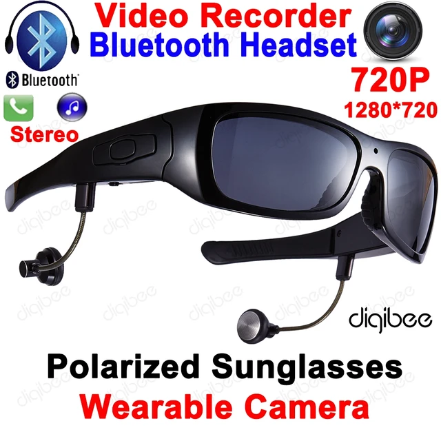 Cool Smart Polarized Sunglasses Bluetooth Headset with Microphone