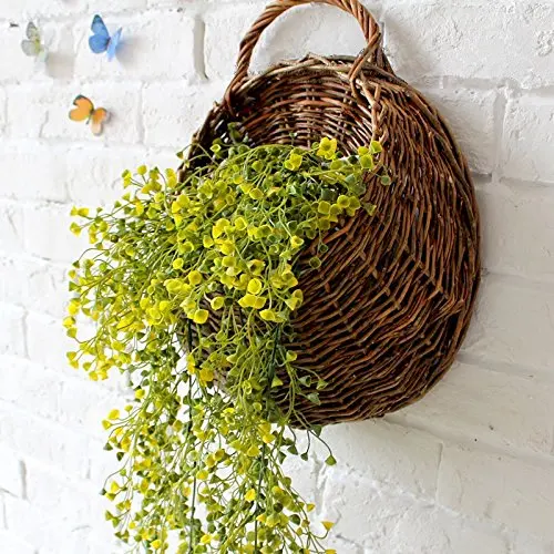 Garden Design With Bougainvillea Silk Plant Hanging Nearly Natural Geranium Hanging Basket Silk Plant In Pink Contemporary Artificial Flowers Plants