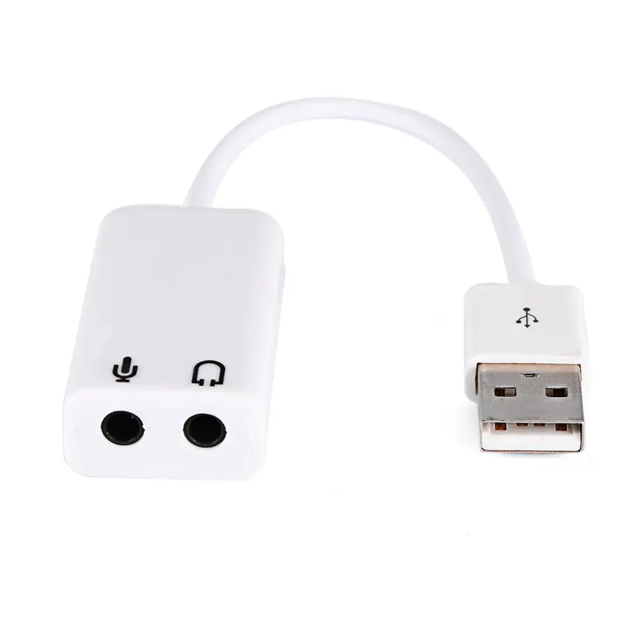 3D USB Sound Card Virtual 7.1 Channel External USB Audio