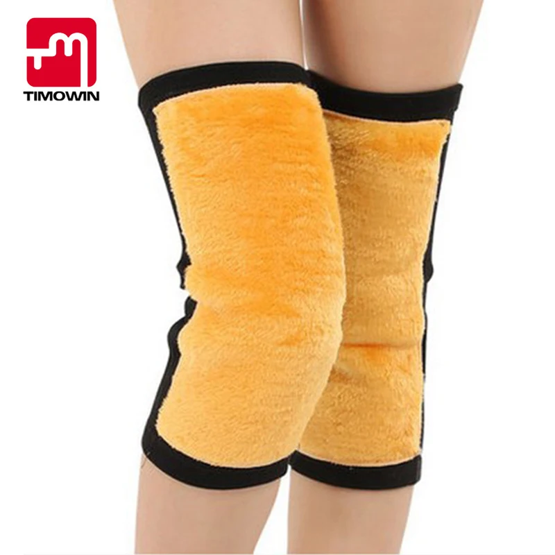 

Timowin 1 Piece Velvet Knee Pads Knee Protector For Keeping Warm Arthritis Sports Joint Pain Relief And Injury Recovery