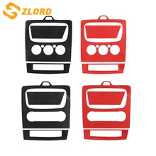 Zlord, 3 colores, fibra de carbono 3D, pegatina protectora de consola de CA para Ford Focus 2 2009 2010 2011 2012 2013
