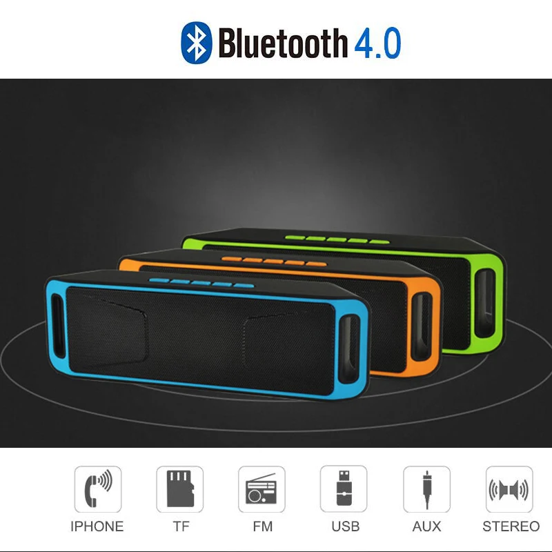 Беспроводной Bluetooth динамик высококачественный бас звук стерео сабвуфер двойной громкий динамик мобильный телефон компьютер TF карта функция