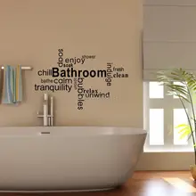 Ванная комната цитаты купаться наслаждаться замочить душ DIY стикер на стену пузыри специальное Искусство Винил письмо водонепроницаемый настенные украшения