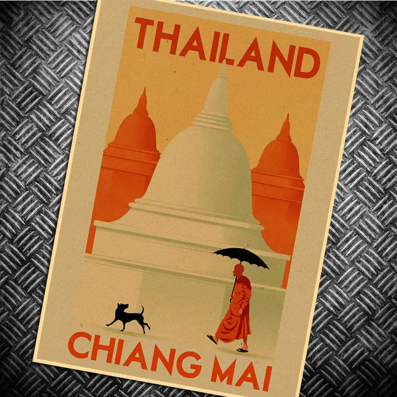 Canada Vancouver Wall Sticker Vintage Posters Motivational Retro Poster