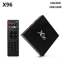 X96 Android 6 0 TV Box Amlogic S905X Quad Core 2GB DDR3 16GB ROM Smart Set