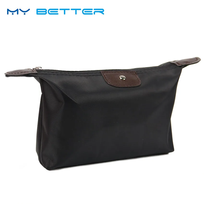  Dumpling Makeup Bag Solid Color Cosmetic Bag Casual Multifunctional Cosmetic Makeup Toiletry Storag
