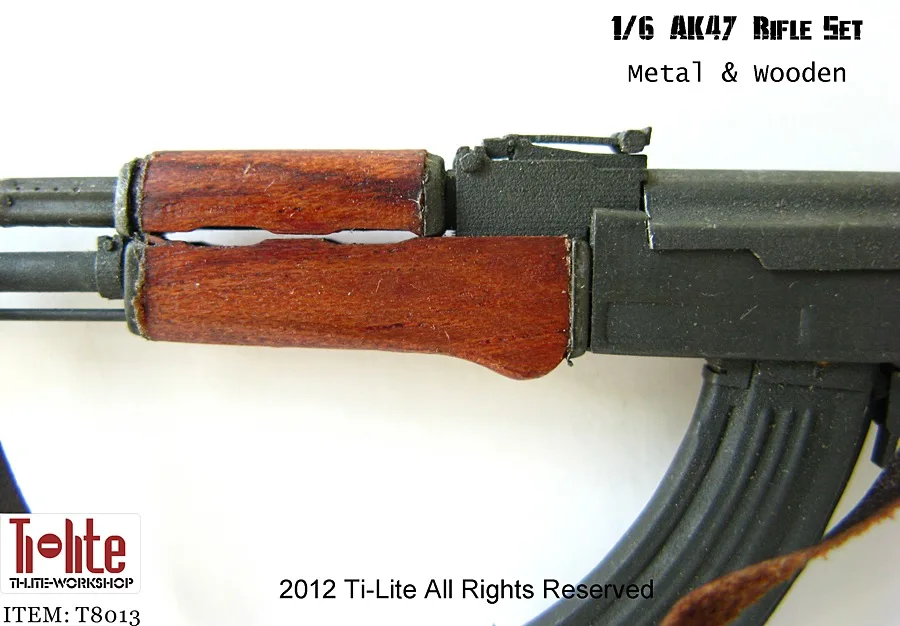 Ti-lite T8013 1/6 Matel& Деревянный AK47 набор для ружья оружия реквизит для 1" Коллекционная Фигурка DIY