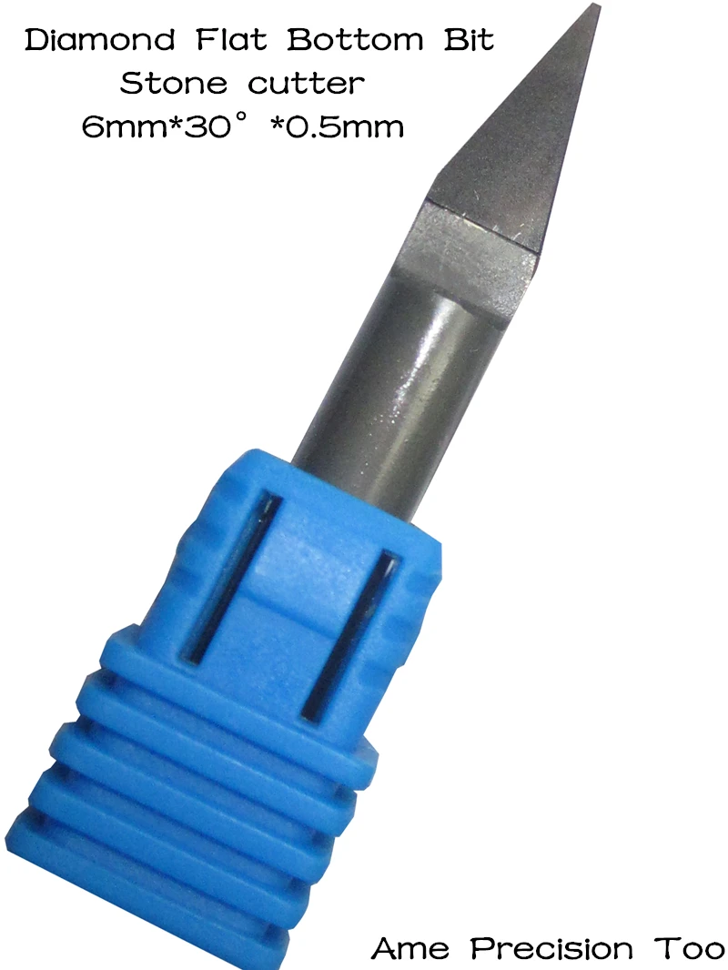6mm*30degree*0.5mm Freeshipping CNC carbide tool,Tungsten end milling