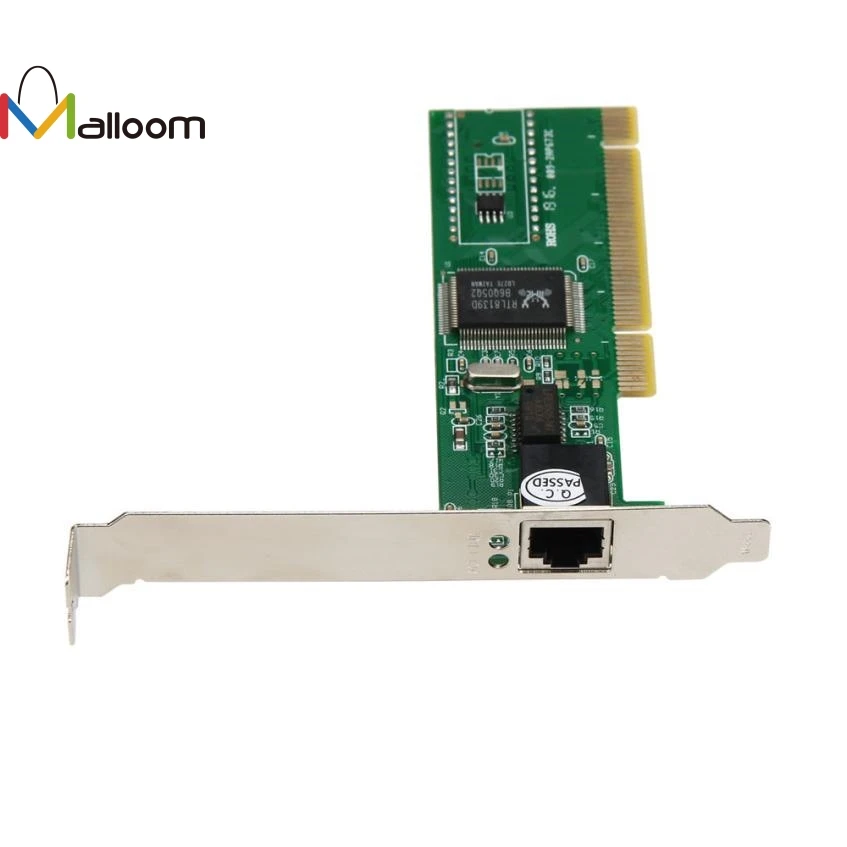 Malloom Фирменная Новинка 10/100 Мбит/с NIC RJ45 RTL8139D LAN сетевой PCI карта адаптер для компьютера PC Высокое качество