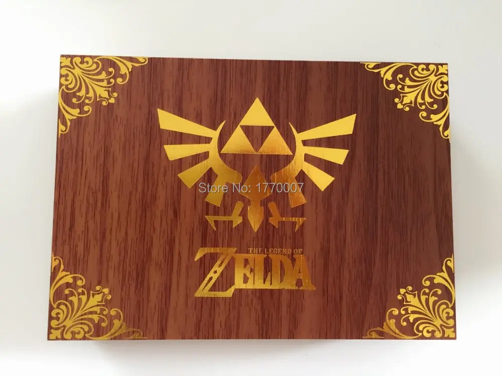 Легенда о Зельде Triforce Hylian Shield& Master брелок в виде меча Ожерелье Подвески Брелок коллекция оружия коробка Косплей Реквизит