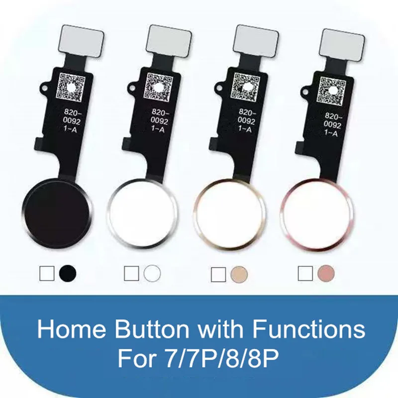 

Universal Home Button For Apple iPhone 7 7 Plus 8 8 Plus Solution to Return Home Function Flex Cables Ribbon Replacement