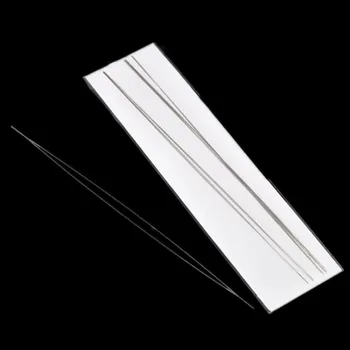 

10Pcs Silver Tone Steel Beading Needles Threading String Cord Sewing Tool 125mm