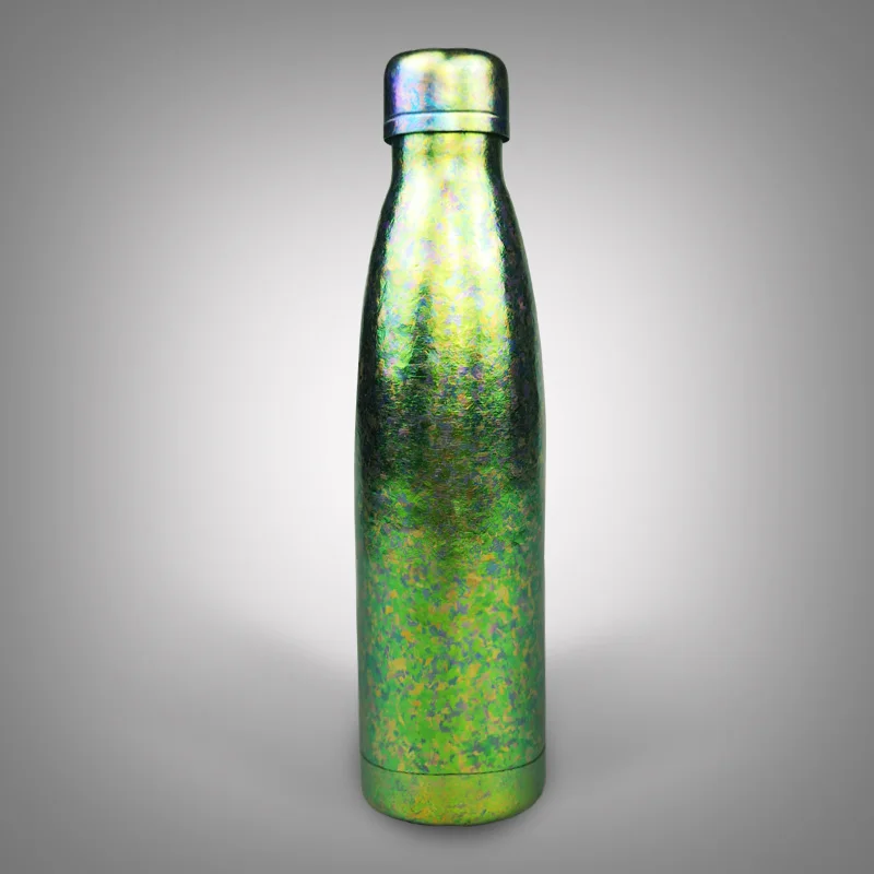 

Frosted Peacock Green Titanium Outdoor Vacuum Flask Coke Bottle Thermos Travel Fashion Portable Bottle pure titanium bottle cup
