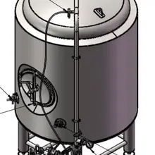 Нержавеющая сталь 3 BBL/4 BBL с рубашкой Brite пивной бак Unitank w/Все клапаны и Hardwares яркий пивной бак