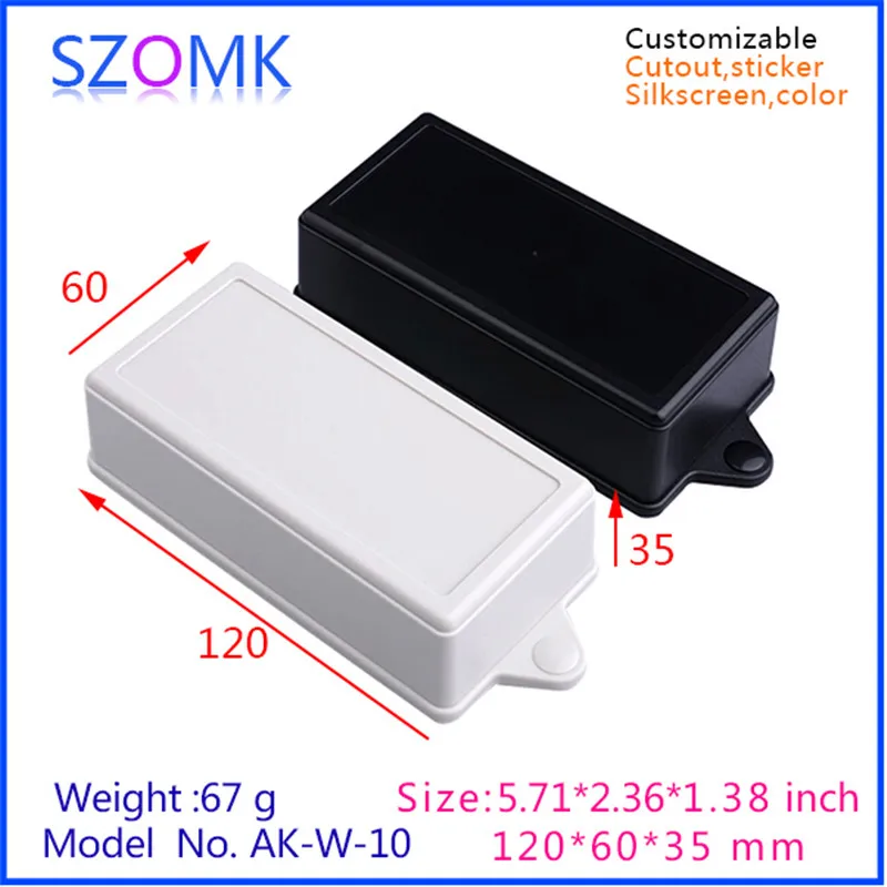 2pc 88*26*11mm usb plastic housing enclosure for electronics project plastic box
