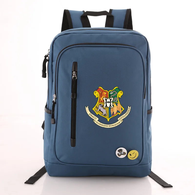 

Harri Potter Hogwarts Printing Backpack Unisex School Backpack Canvas School Bags Men Laptop Backpack Travel Back Pack