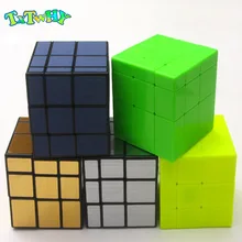Qiyi зеркальный куб 3x3x3, третий-заказ в форме Развивающие детские творческие головоломки для взрослых декомпрессии анти-давления артефактная игрушка