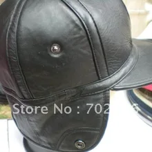 Кожаный козырек с закруглёнными краями и пуговицей сверху такси Кепка-восьмиклинка 5 шт./лот#2279