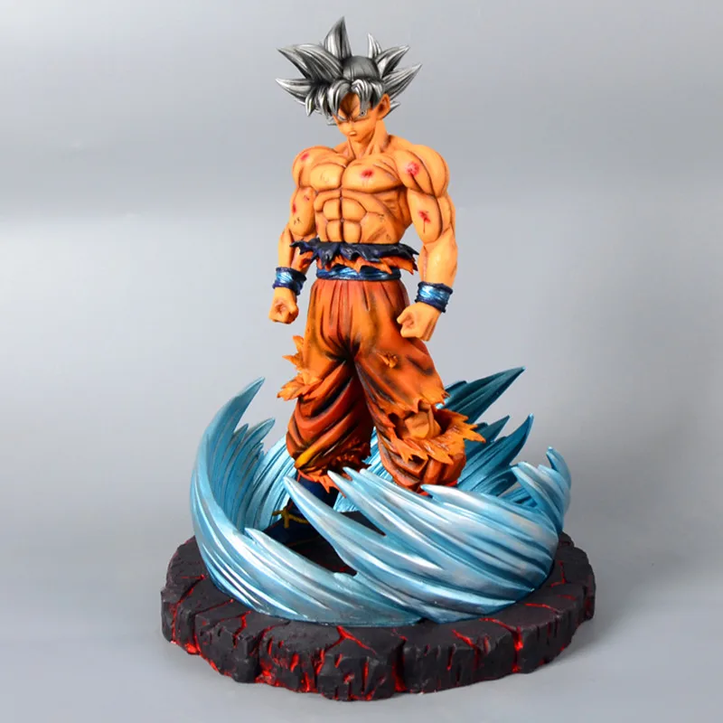 Dragon Ball Z Super Migatte no Gokui серебряные волосы Сон Гоку какаротто смолы Repaint фигурки GK Garage Kit Коллекционная модель игрушки - Цвет: Repaint Son Goku