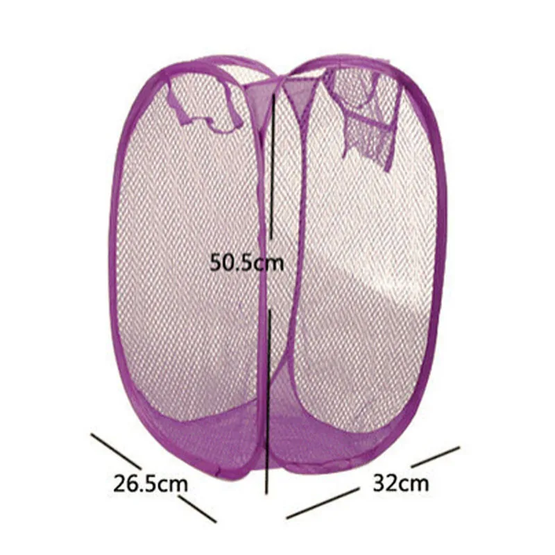 HHYUKIMI 1 шт. сетка аккуратные складные тонкие цвета сети грязная одежда Прачечная портативные бочки стиральная одежда корзина для хранения игрушек
