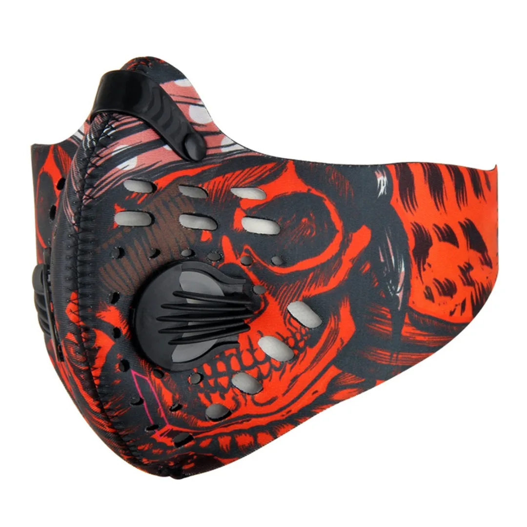 Outdoor Cycling Dustproof Cycling Face Mask Activated Carbon Half Face Mask Mountain Road Bicycle Cycling Masks Face Cover