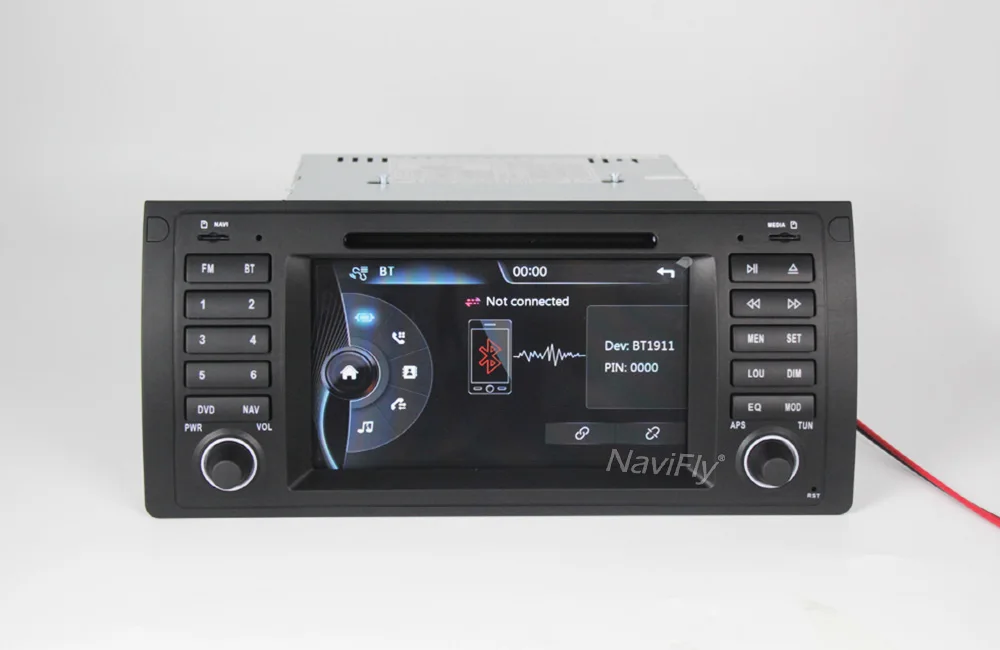 Flash Deal Free tax Car DVD GPS Navi For BMW E39 X5 E53 dvd player Radio BT RDS USB SD Steering wheel control Free Canbus MIC MAP E39 17