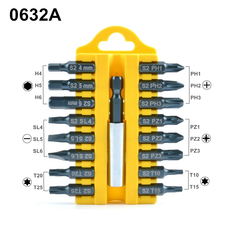 17 шт. Отвёртки биты S2 Магнитная Мультитул Torx Филлипс шлицевая Отвёртки для Велосипедный Спорт бытовой Приспособления Ручные инструменты