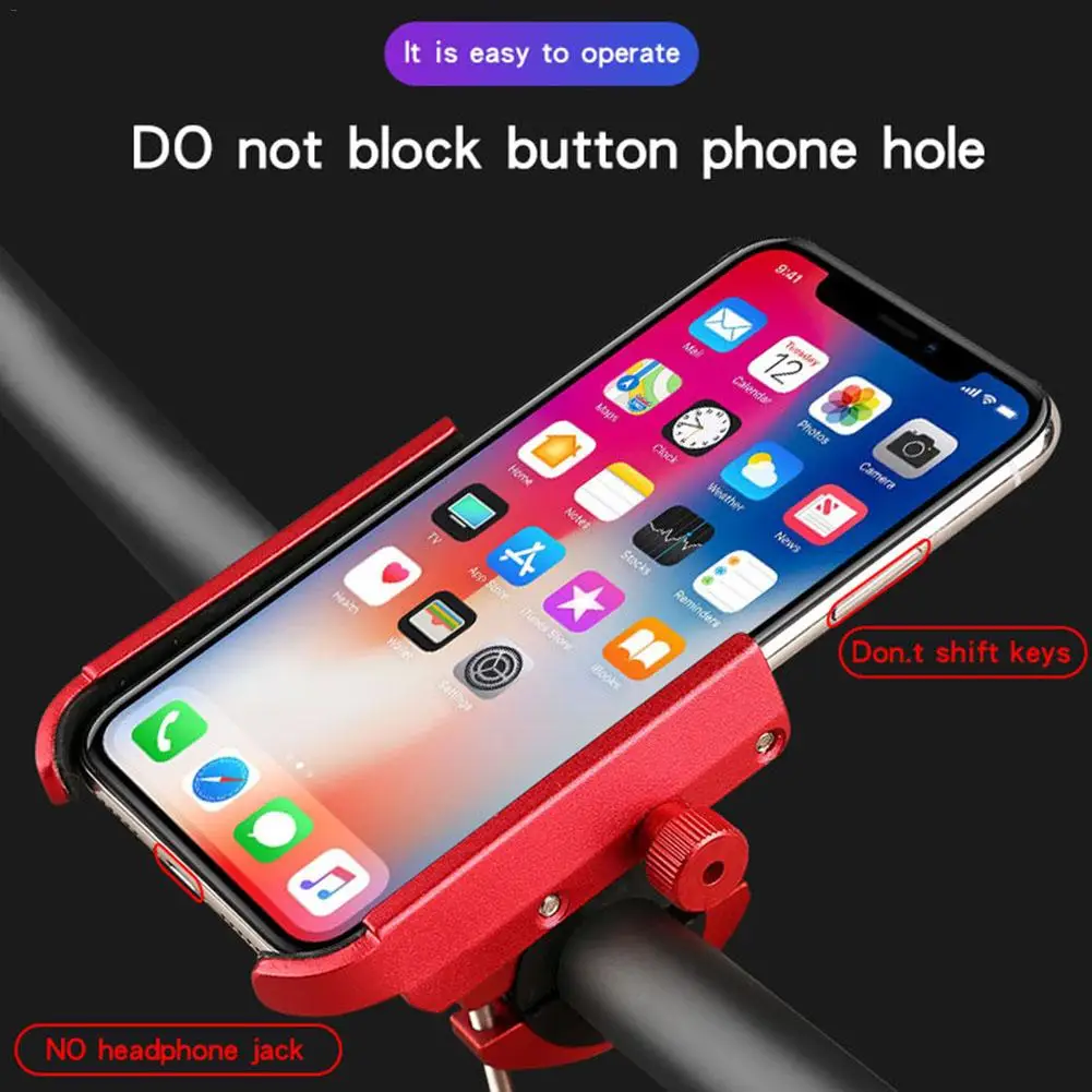 Bicycle Phone Holder USB Charging Portable 360 Degree Rotating Holder With Power Bank For Motorcycle Electric Car Bike